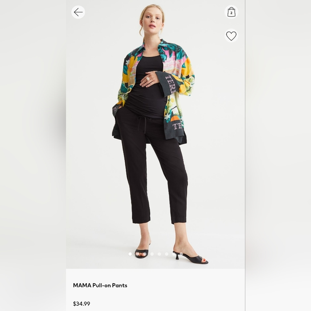 H&M MAMA Pull-on Pants
